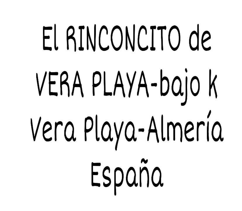 El Rinconcito De Vera Playa - Bajo K Exteriör bild
